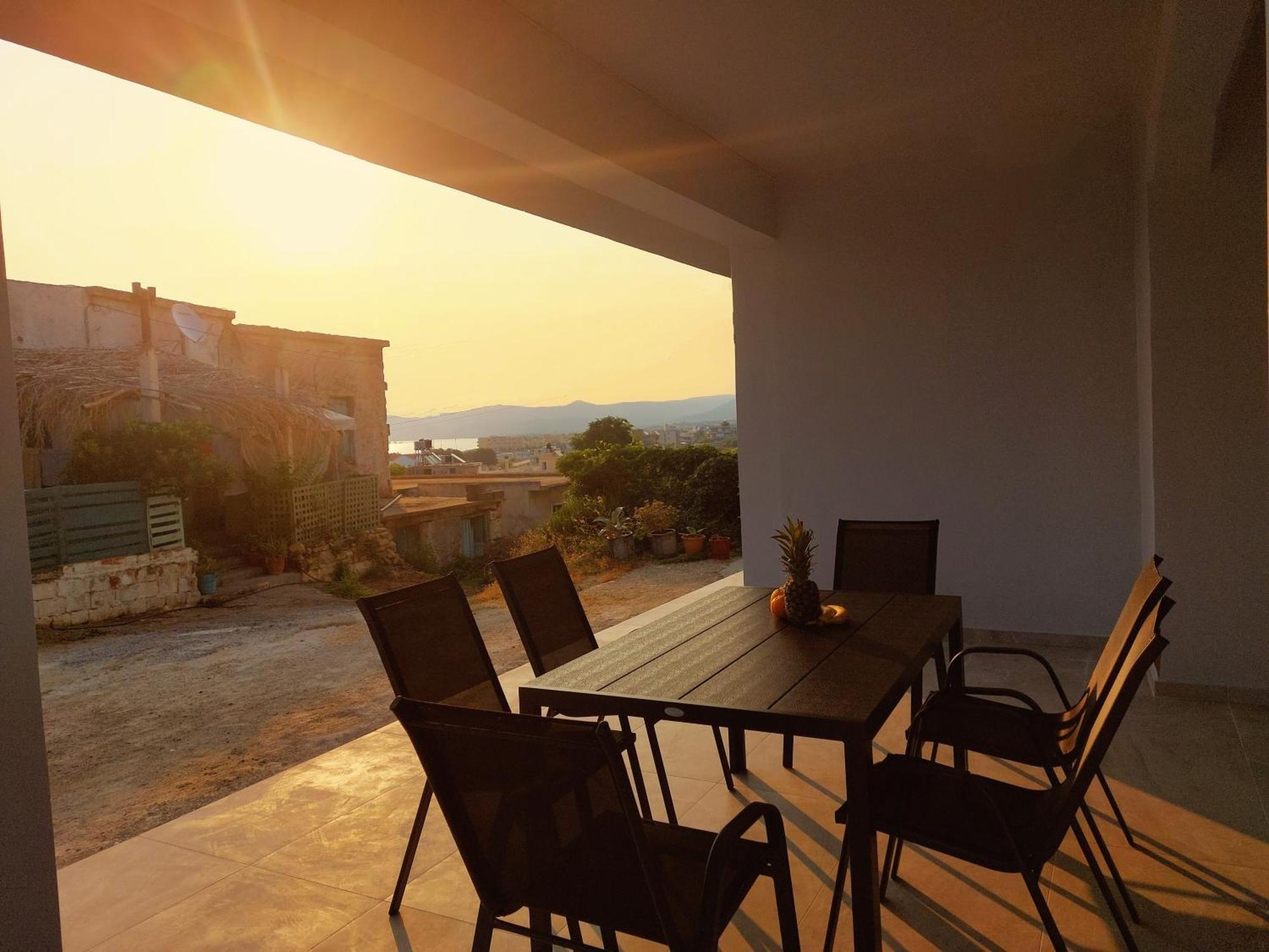 Blue Horizon Kissamos Apartment Luaran gambar
